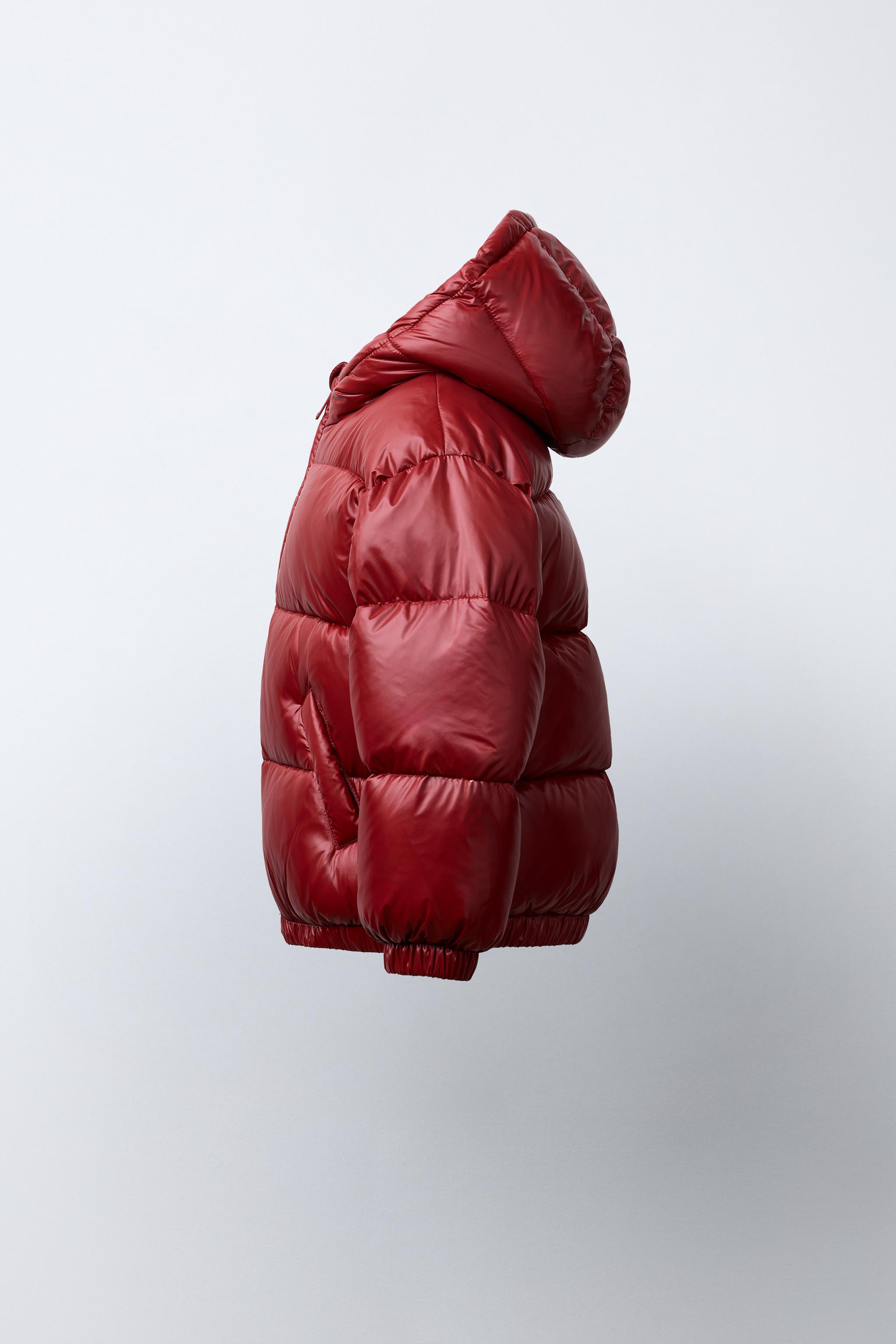 WATER REPELLENT AND WINDPROOF 50% FEATHER DOWN PUFFER COAT WITH HOODIE
